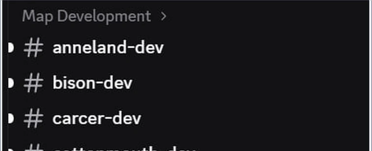 Exhibit 2: map-development channel list